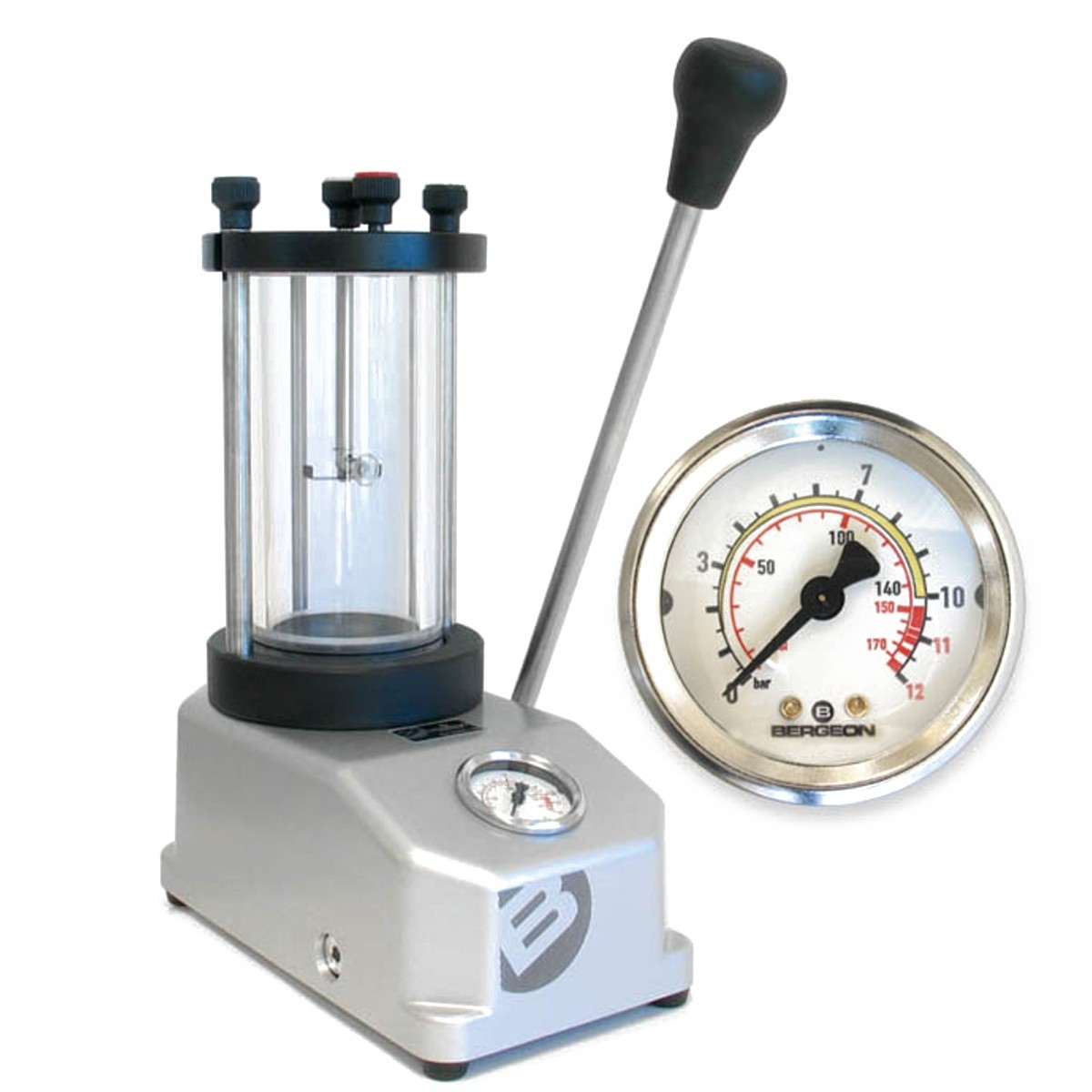 Bergeon 5555 Wasserdichtigkeitsprüfgerät - Uhren aus Wasserdichtigkeit  testen